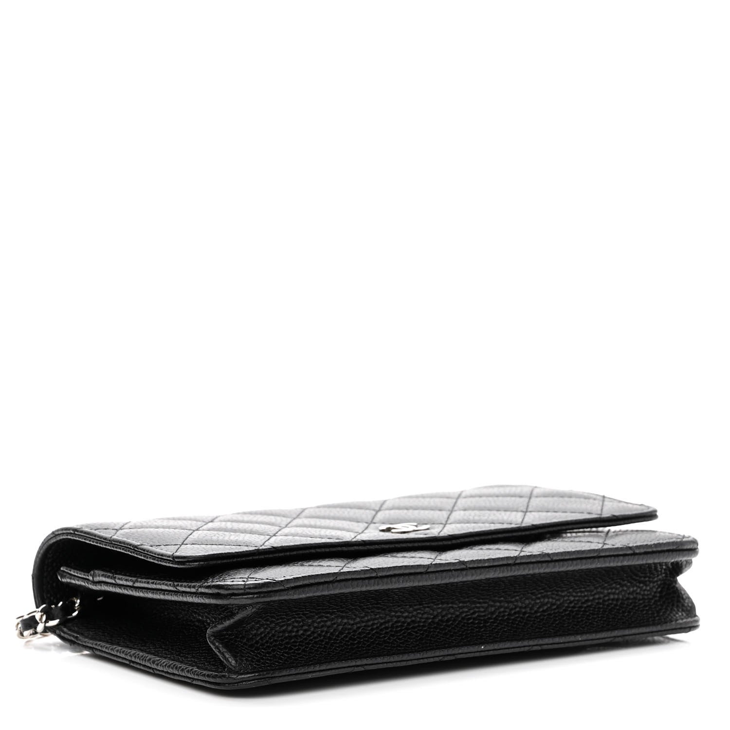 Chanel Caviar Quilted Wallet On Chain WOC Black 4 of 12