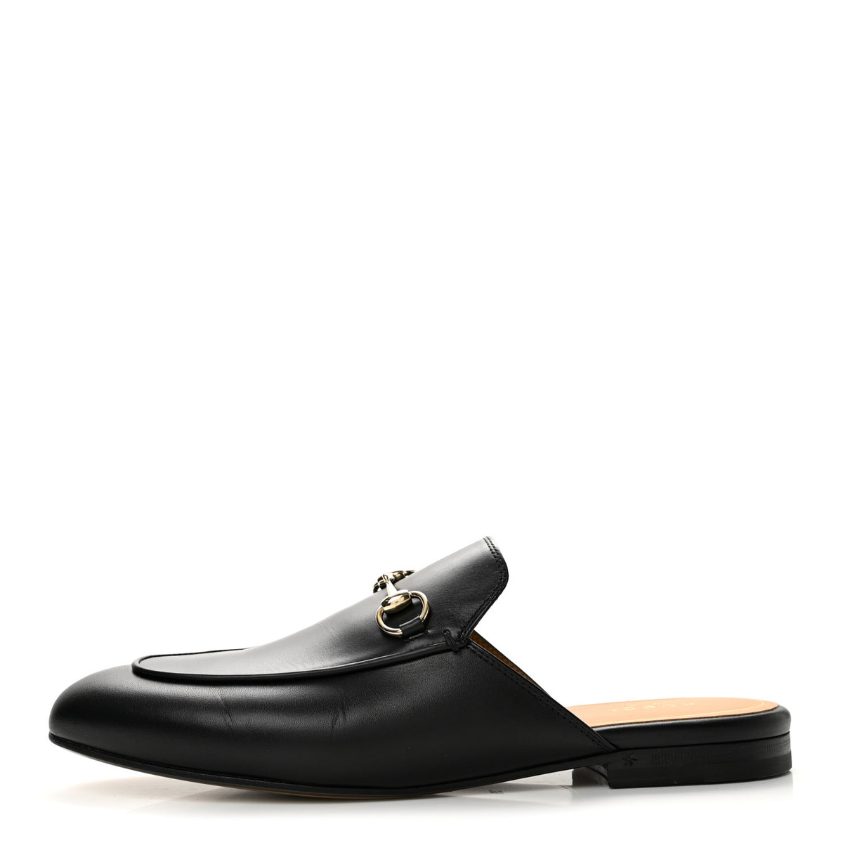 Gucci Calfskin Womens Princetown Slippers 39 Black 1 of 11
