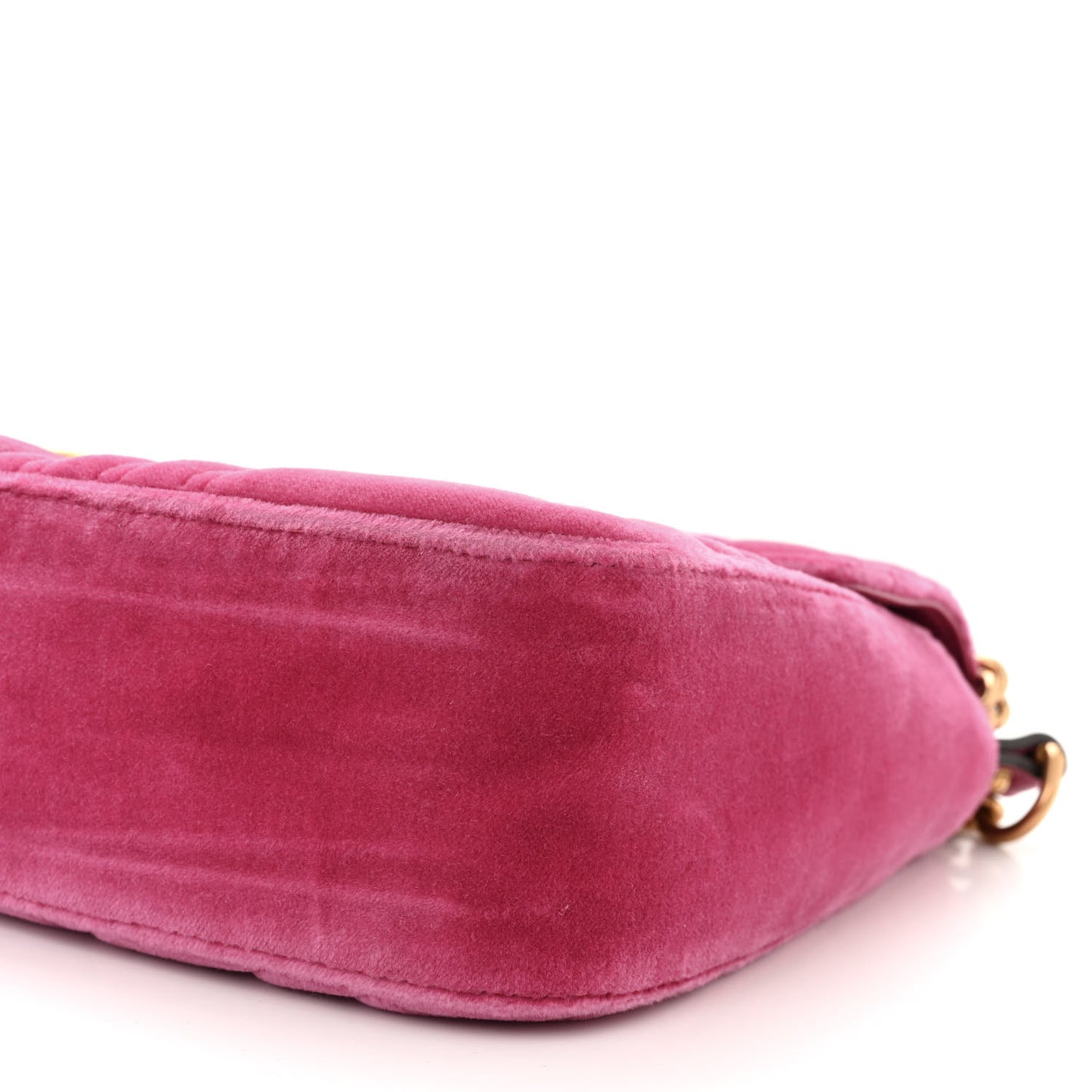 Velvet Matelasse Blind for Love Embroidered Medium GG Marmont Shoulder Bag Light Raspberry Rose Multicolor