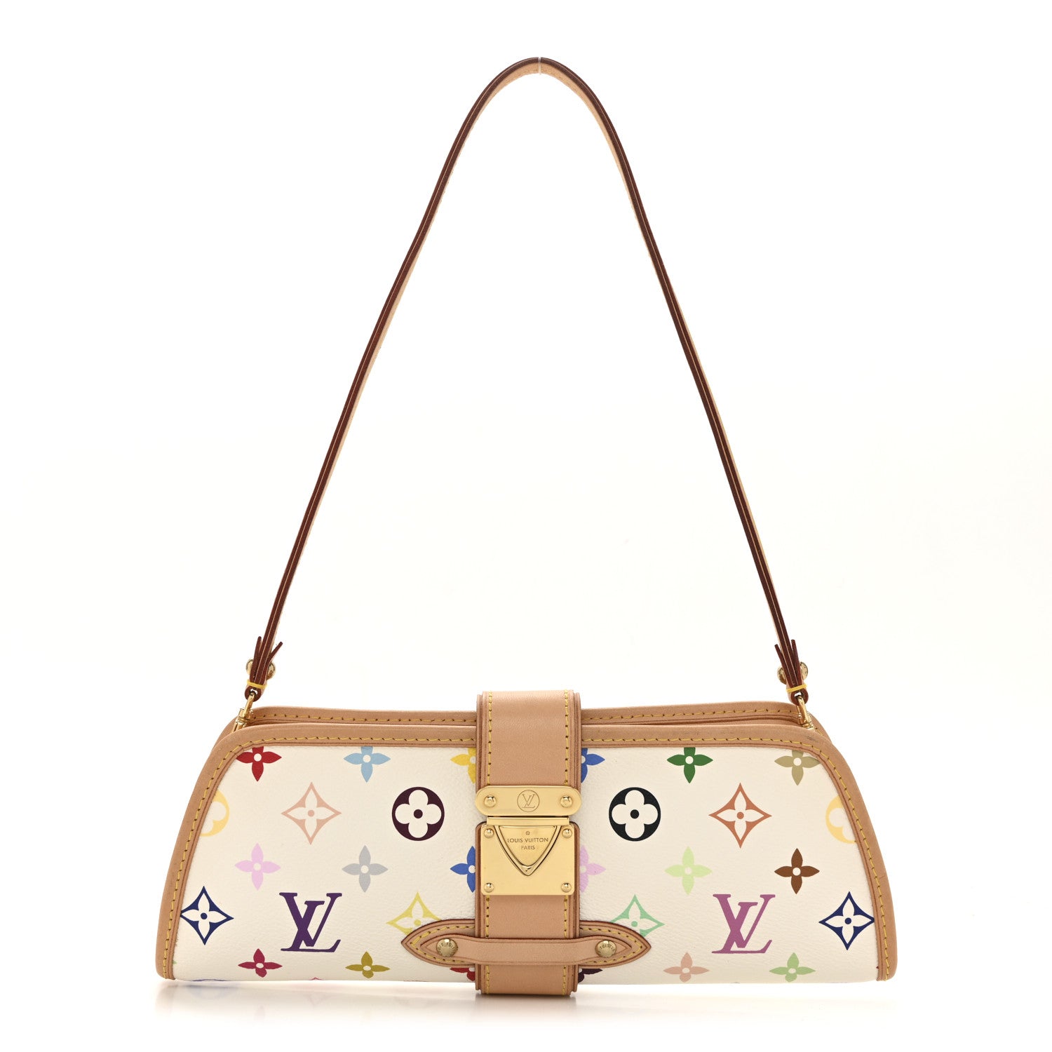 Louis Vuitton Monogram Multicolor Shirley White 1 of 11