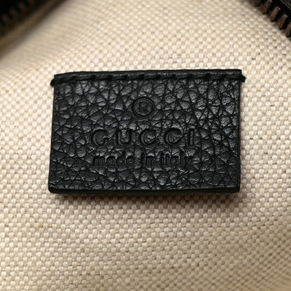 Gucci Grained Calfskin Logo Belt Bag Black 6 of 10