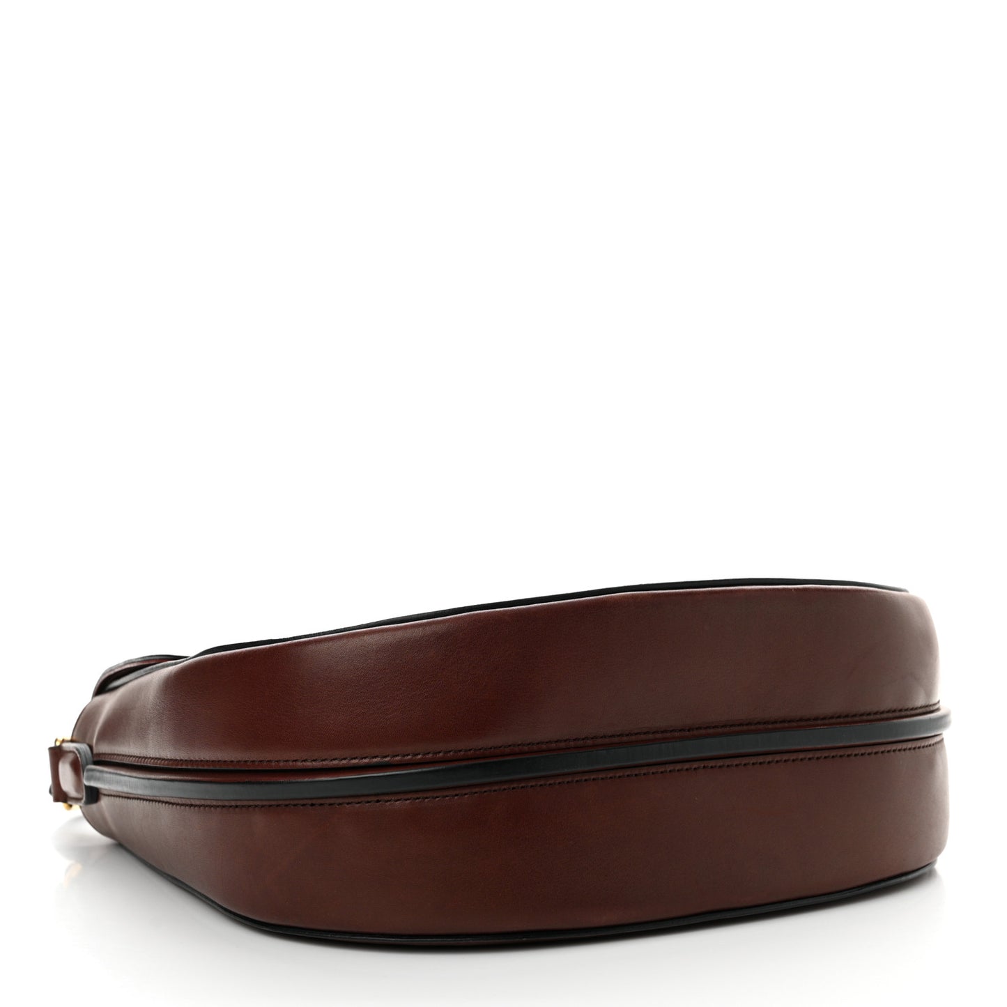 Natural Calfskin Medium Trotteur Burgundy
