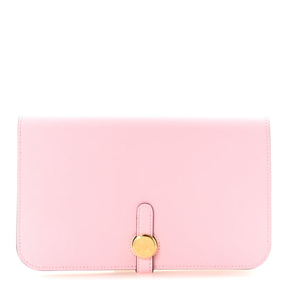 Hermes Swift Dogon Duo Wallet Rose Sakura 1 of 8