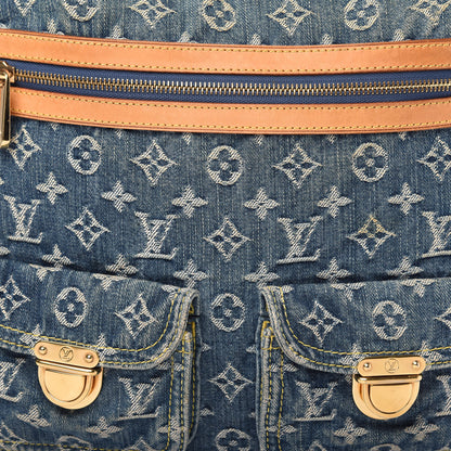 Louis Vuitton Denim Baggy GM Blue 9 of 9