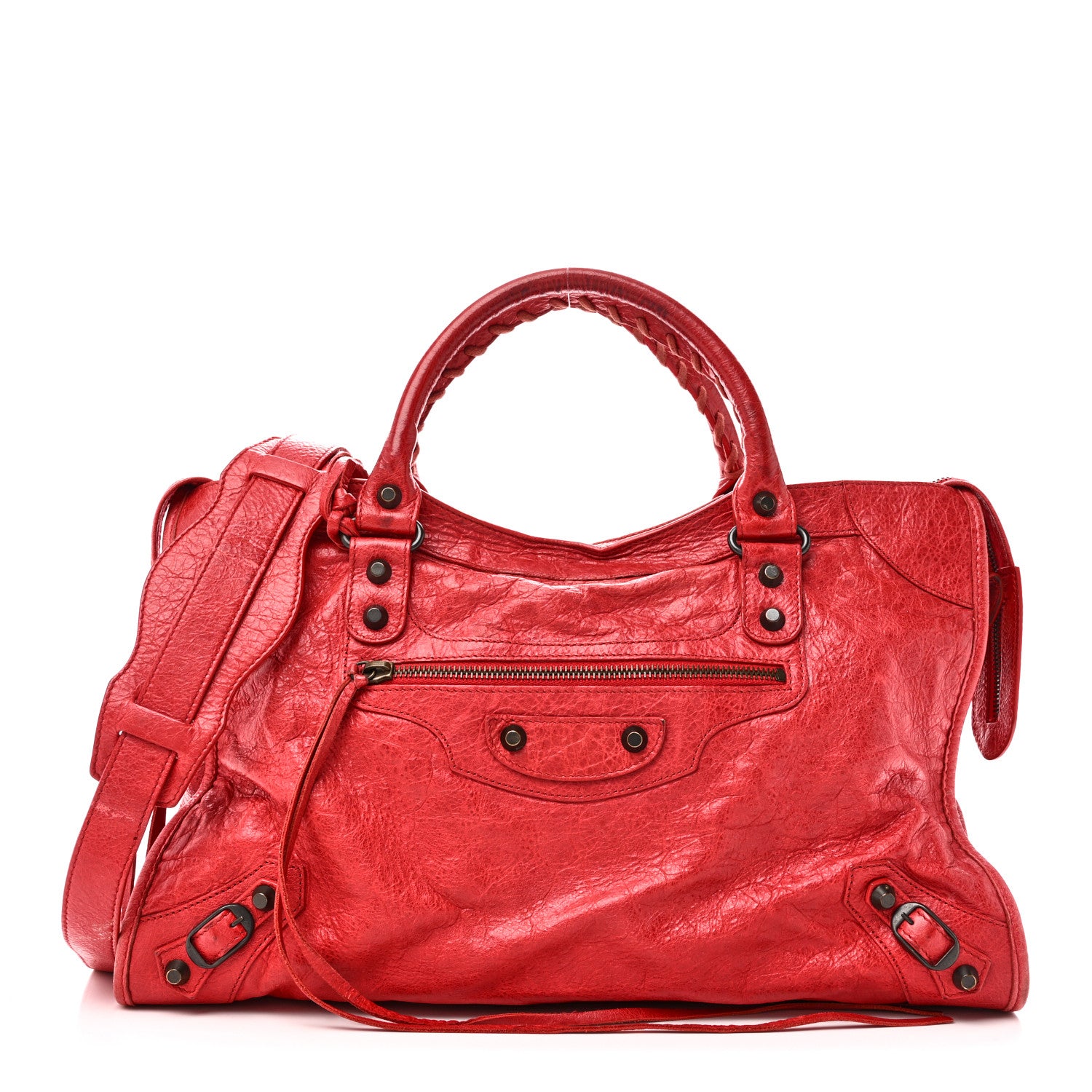 Balenciaga Agneau Classic Hardware City Rouge Coquelicot 1 of 11