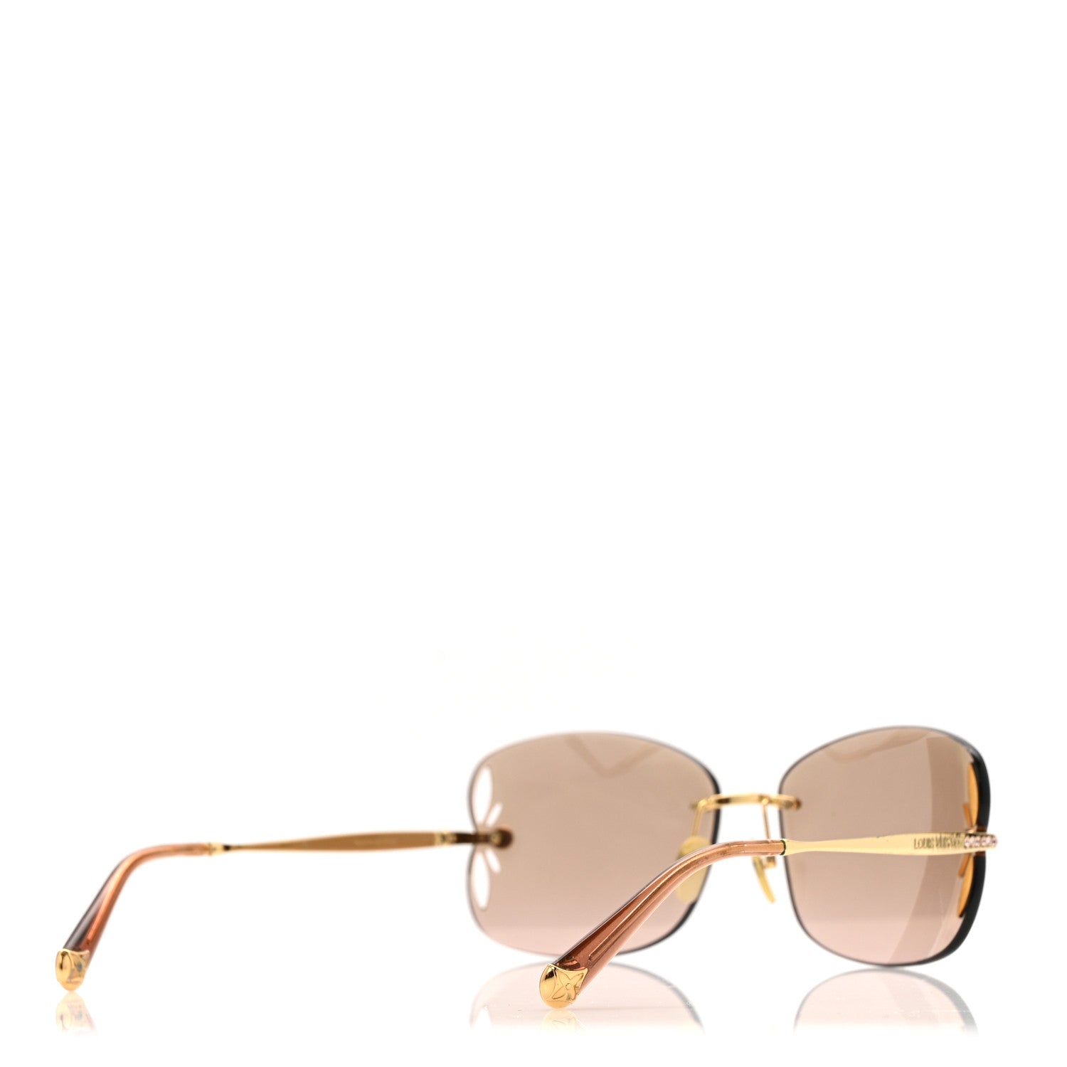 ルイヴィトン Z0543U サングラス ブラウン/ゴールド  LOUIS VUITTON リリーストラス 62□15 140 Louis Vuitton Lily Sunglasses Z0543U Brown Glitter 1841305