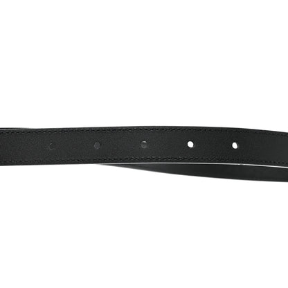 Gucci Calfskin Pearl Double G 20mm Belt 95 38 Black Cream 4 of 6
