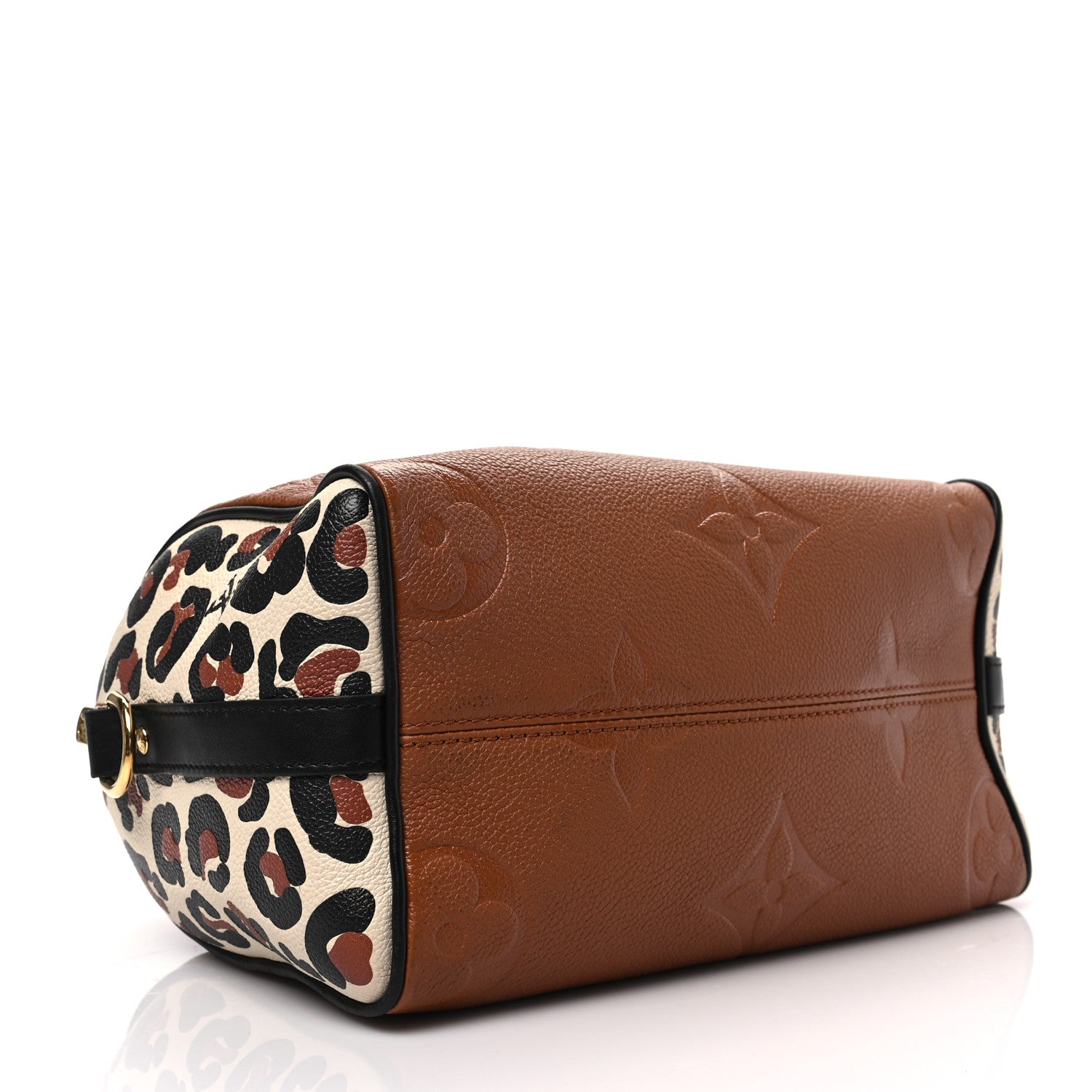 Louis Vuitton Empreinte Monogram Giant Wild At Heart Speedy Bandouliere 25 Caramel 4 of 7