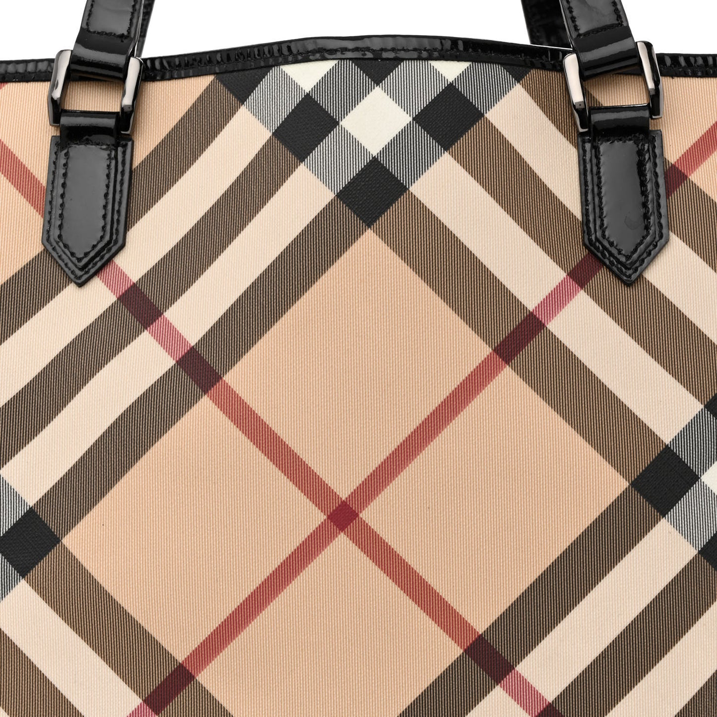 Nova Check Large Nickie Tote Black