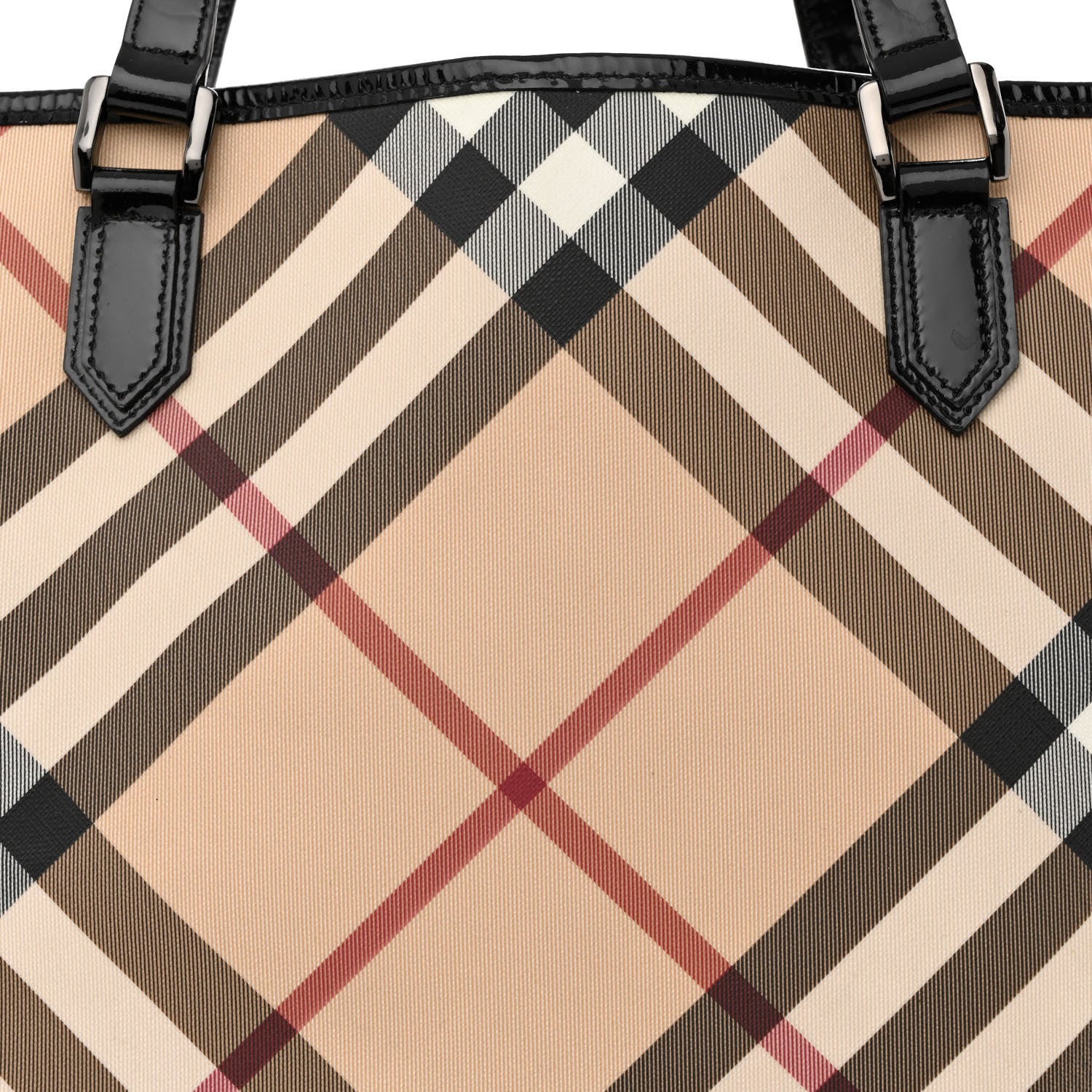 Burberry Nova Check Large Nickie Tote Black 10 of 14