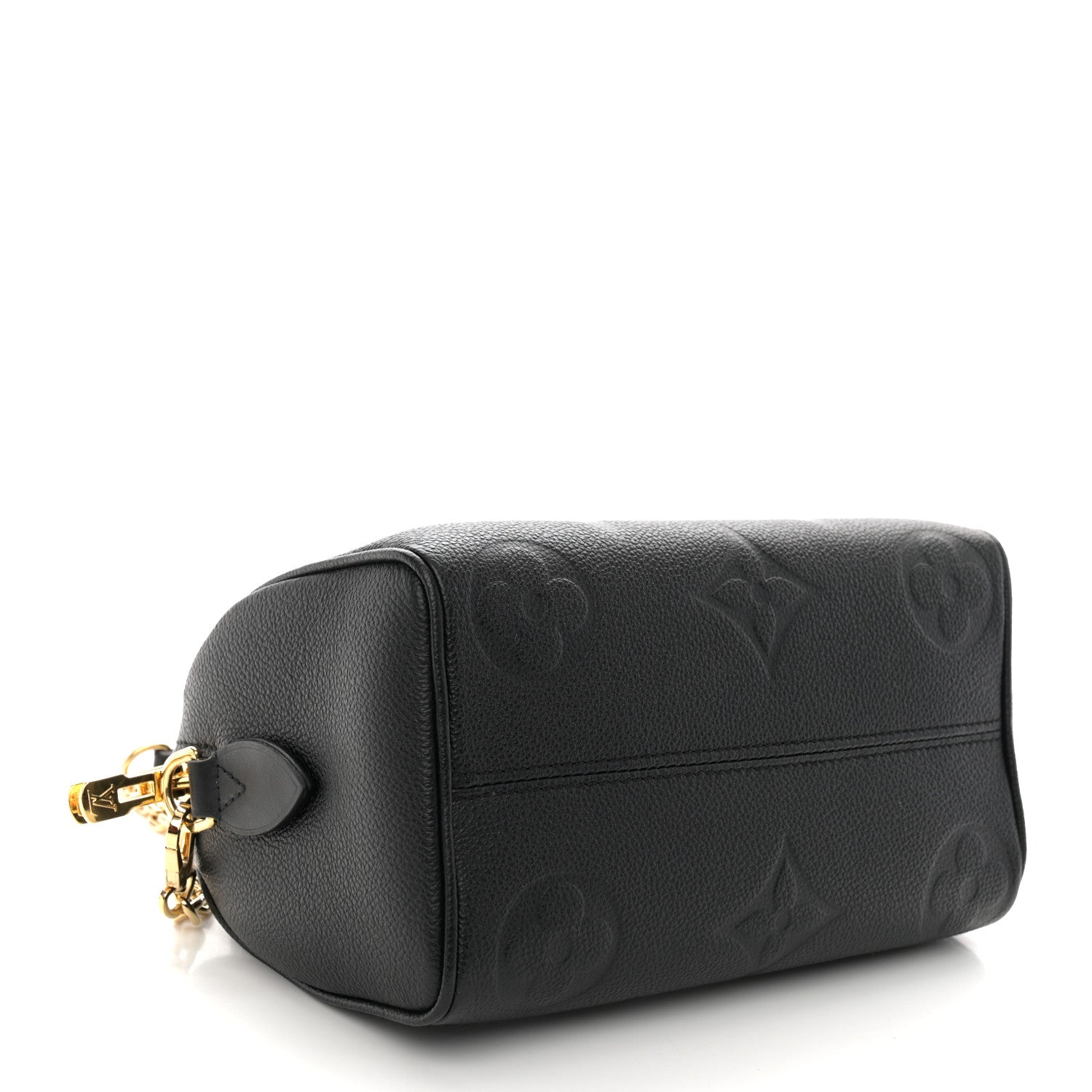 Louis Vuitton Empreinte Monogram Giant Speedy Bandouliere 20 Black 4 of 10