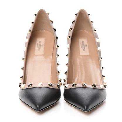 Valentino Garavani Nappa Rockstud 100mm Pumps 40 Black Poudre 2 of 9