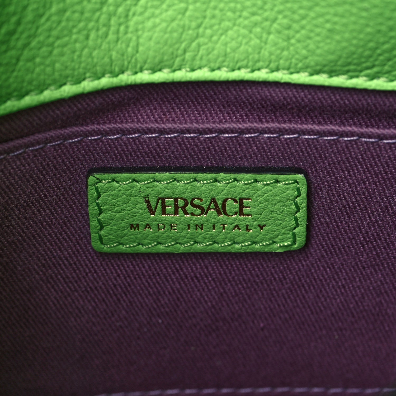 Versace Calfskin La Medusa Small Hobo Crossbody Green 6 of 9