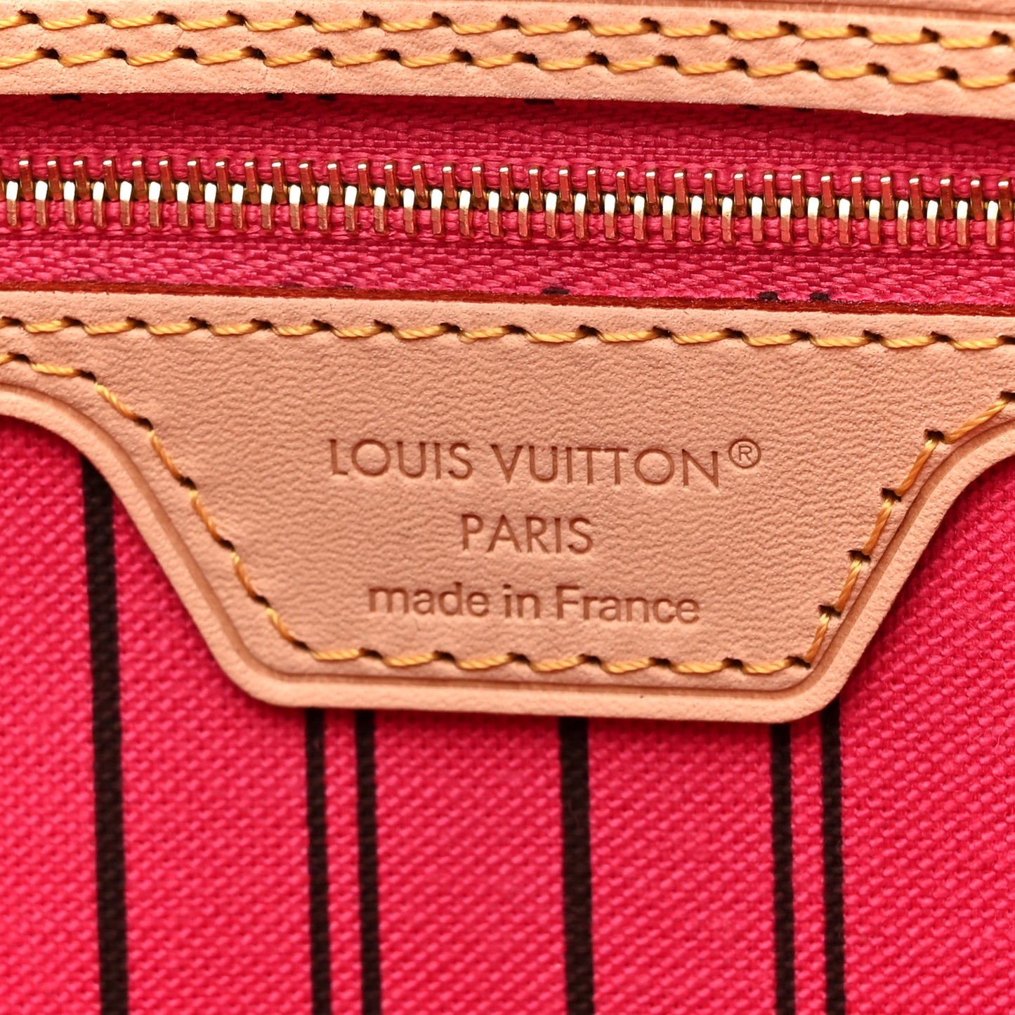 Monogram Inside Out Neverfull Bandouliere MM Rose Pondichery