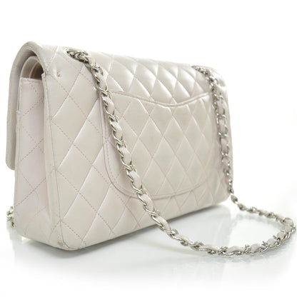 Chanel Lambskin Quilted Medium Double Flap Light Pink 2 of 10