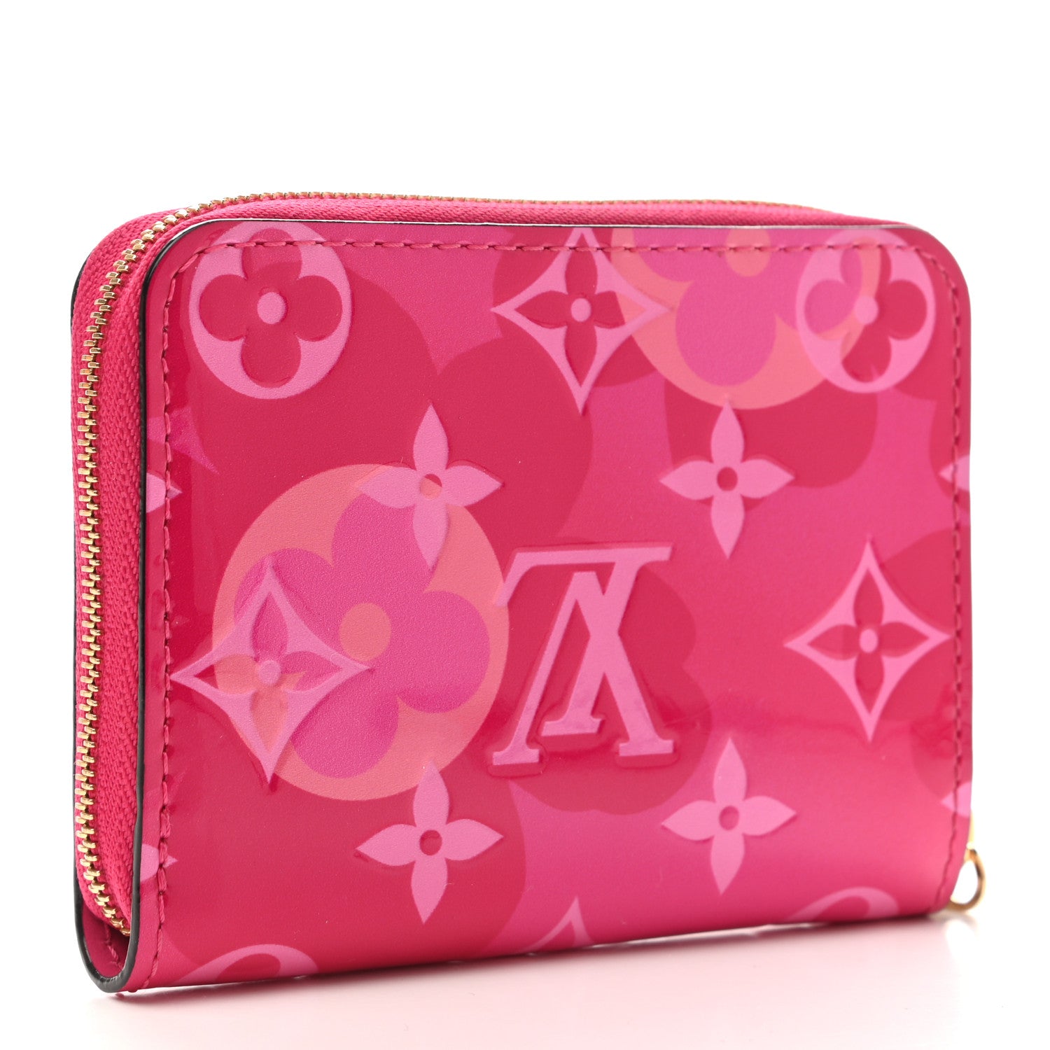 Louis Vuitton Vernis Valentine Zippy Coin Purse Fuchsia 3 of 9