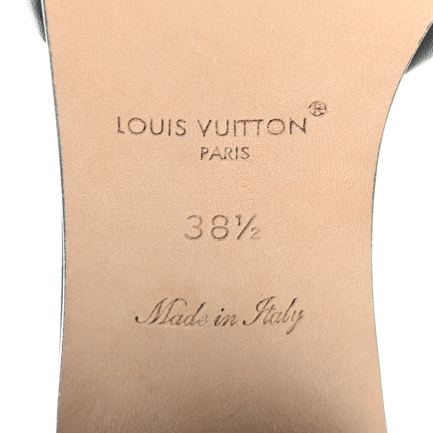Louis Vuitton Calfskin LV Capri Mules 38.5 Black 6 of 9