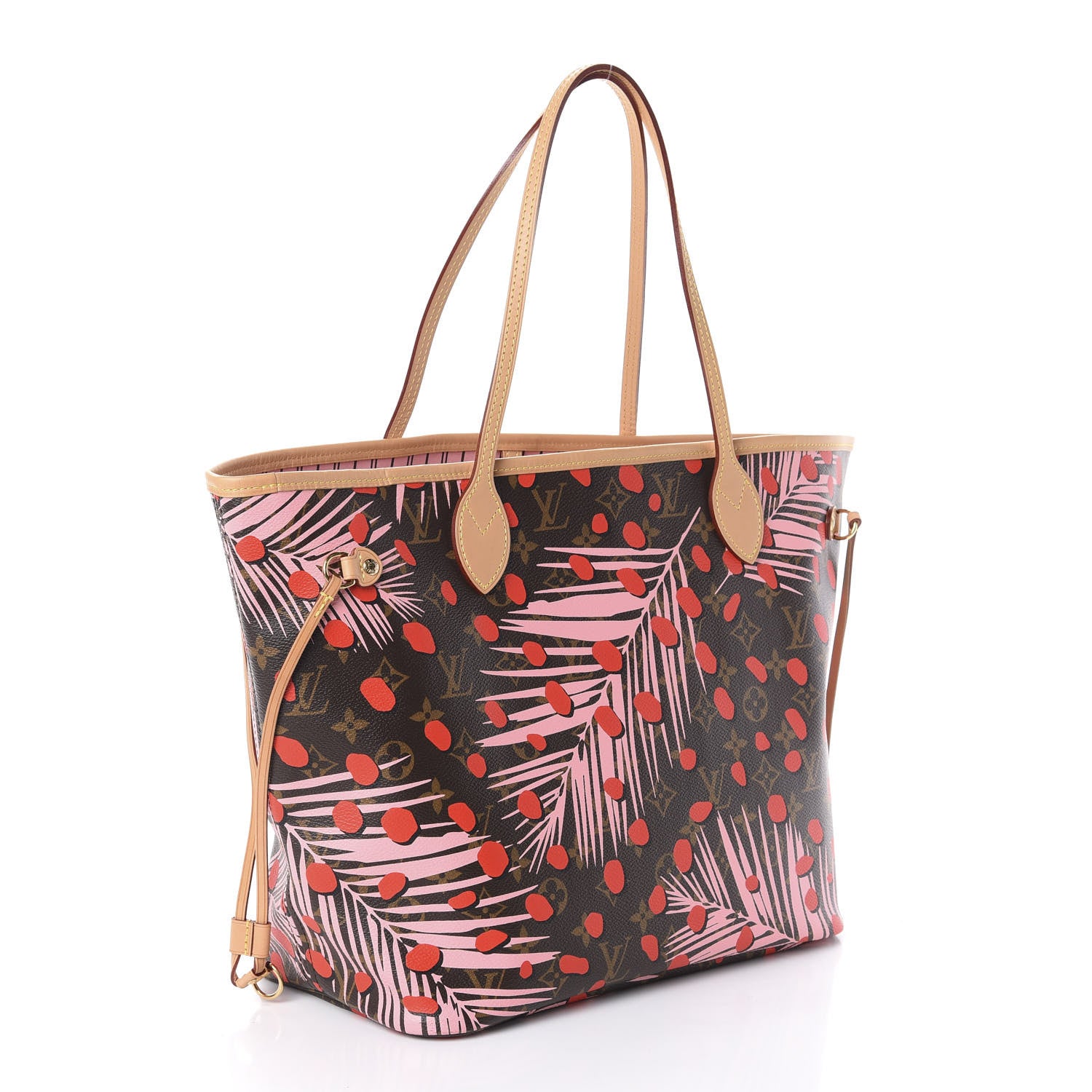 Louis Vuitton Monogram Jungle Dots Neo Neverfull MM Sugar Pink Poppy 3 of 9
