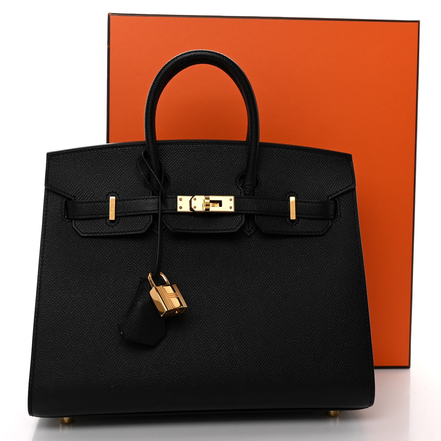Hermes Epsom Birkin Sellier 25 Black 12 of 12
