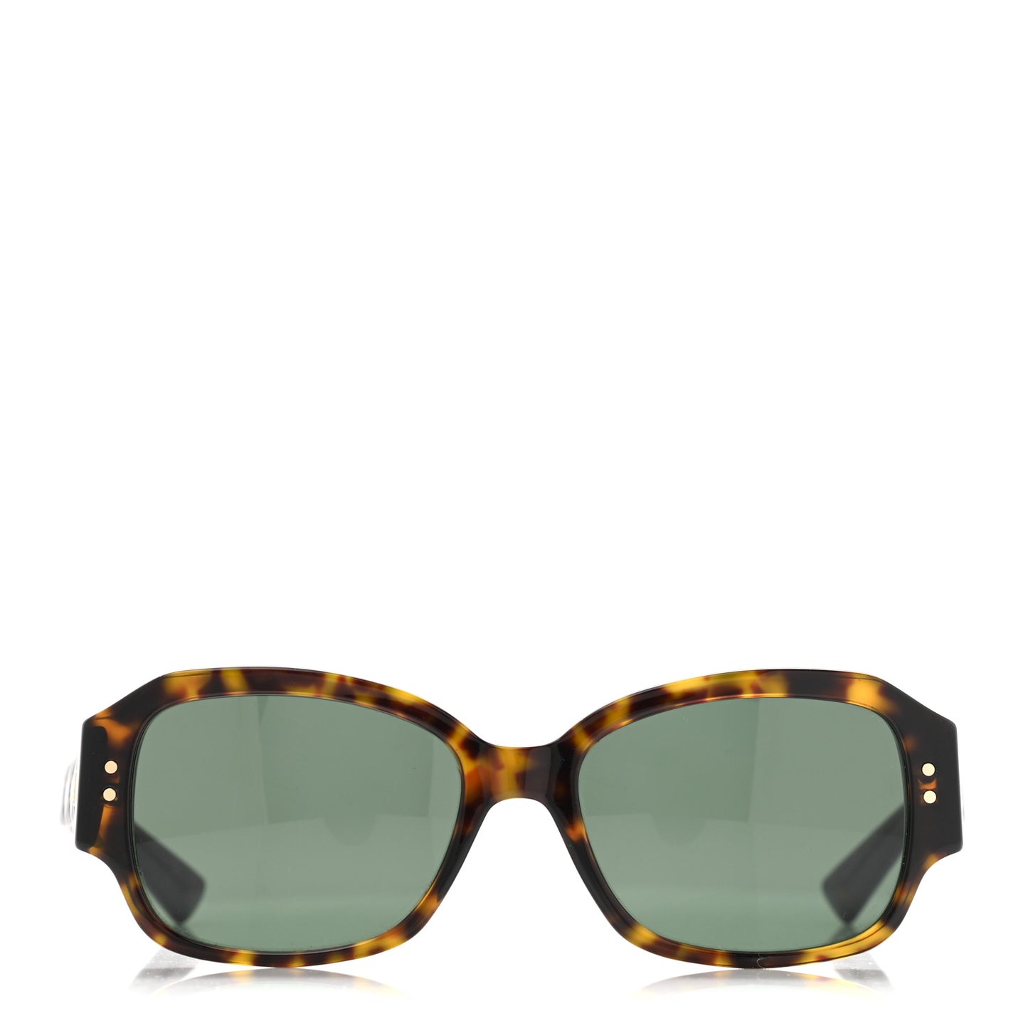 Acetate Cannage Lady Dior Studs 5 Sunglasses Havana