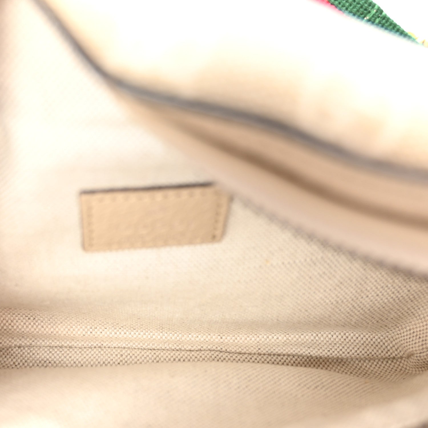 Gucci GG Supreme Monogram Textured Calfskin Web Retro Interlocking G Belt Bag Beige Mystic White Oatmeal 5 of 10