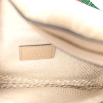 Gucci GG Supreme Monogram Textured Calfskin Web Retro Interlocking G Belt Bag Beige Mystic White Oatmeal 5 of 10