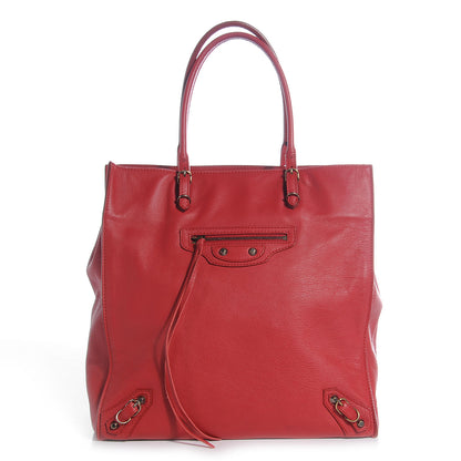 Balenciaga Veau Souple Papier A5 Tote Rouge 1 of 7