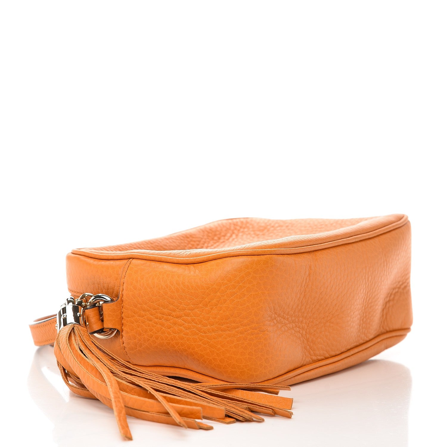 Gucci Pebbled Calfskin Small Soho Disco Bag Curcuma 4 of 10