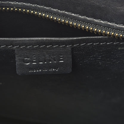 Celine Satin Calfskin Suede Nano Tri-Color Luggage Seashell 5 of 13