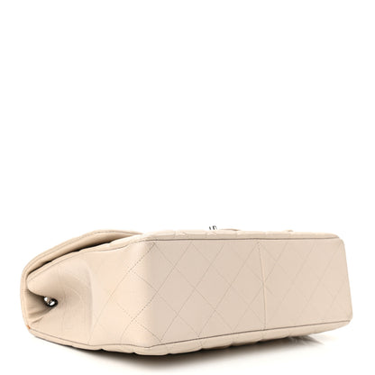 Chanel Caviar Quilted Jumbo Single Flap Ecru 4 of 11