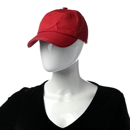 Hermes Cotton H Cap 57 Red 2 of 10