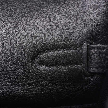 Hermes Taurillon Clemence Birkin 35 Black 15 of 28