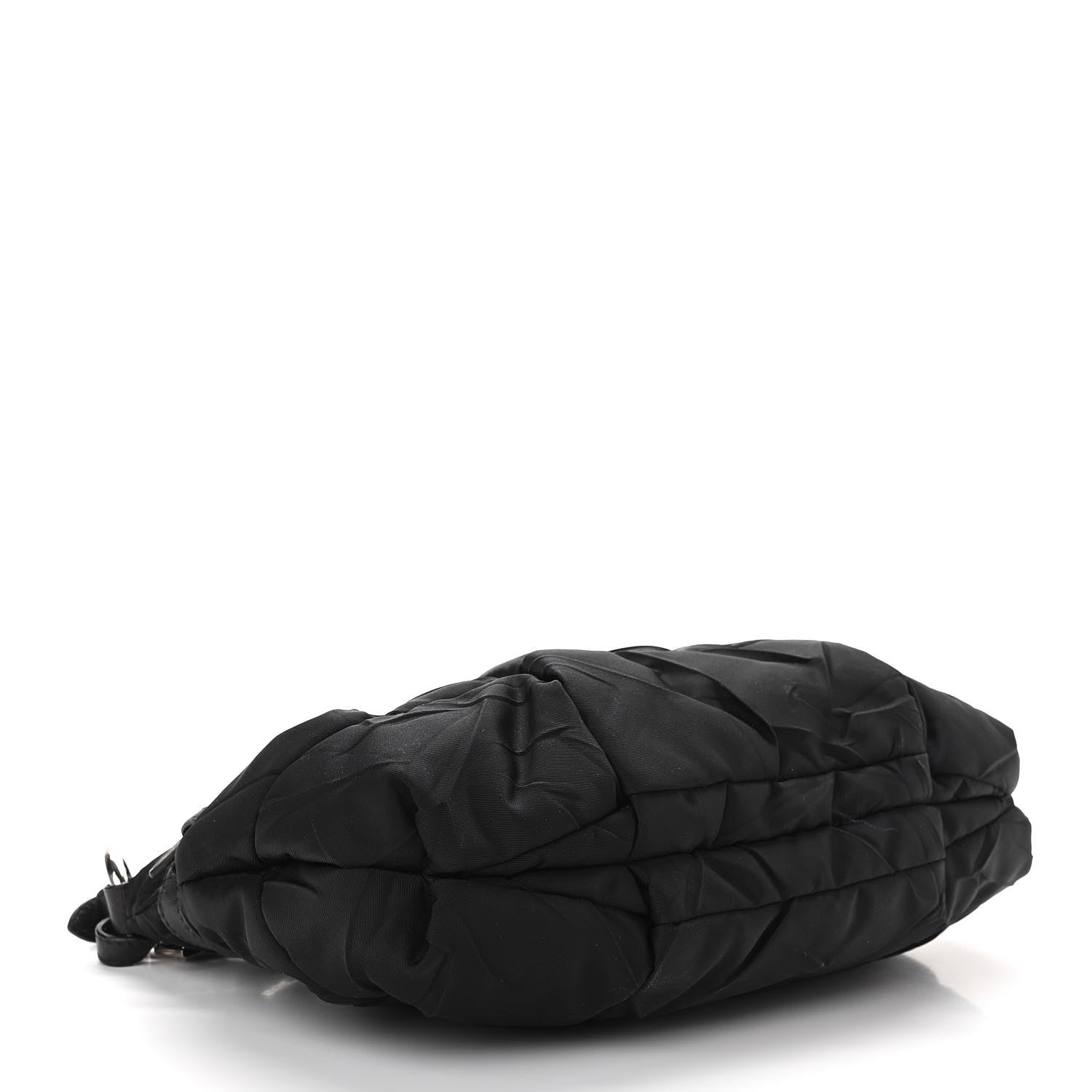 Prada Tessuto Nylon Quilted Shoulder Bag Black 3 of 9