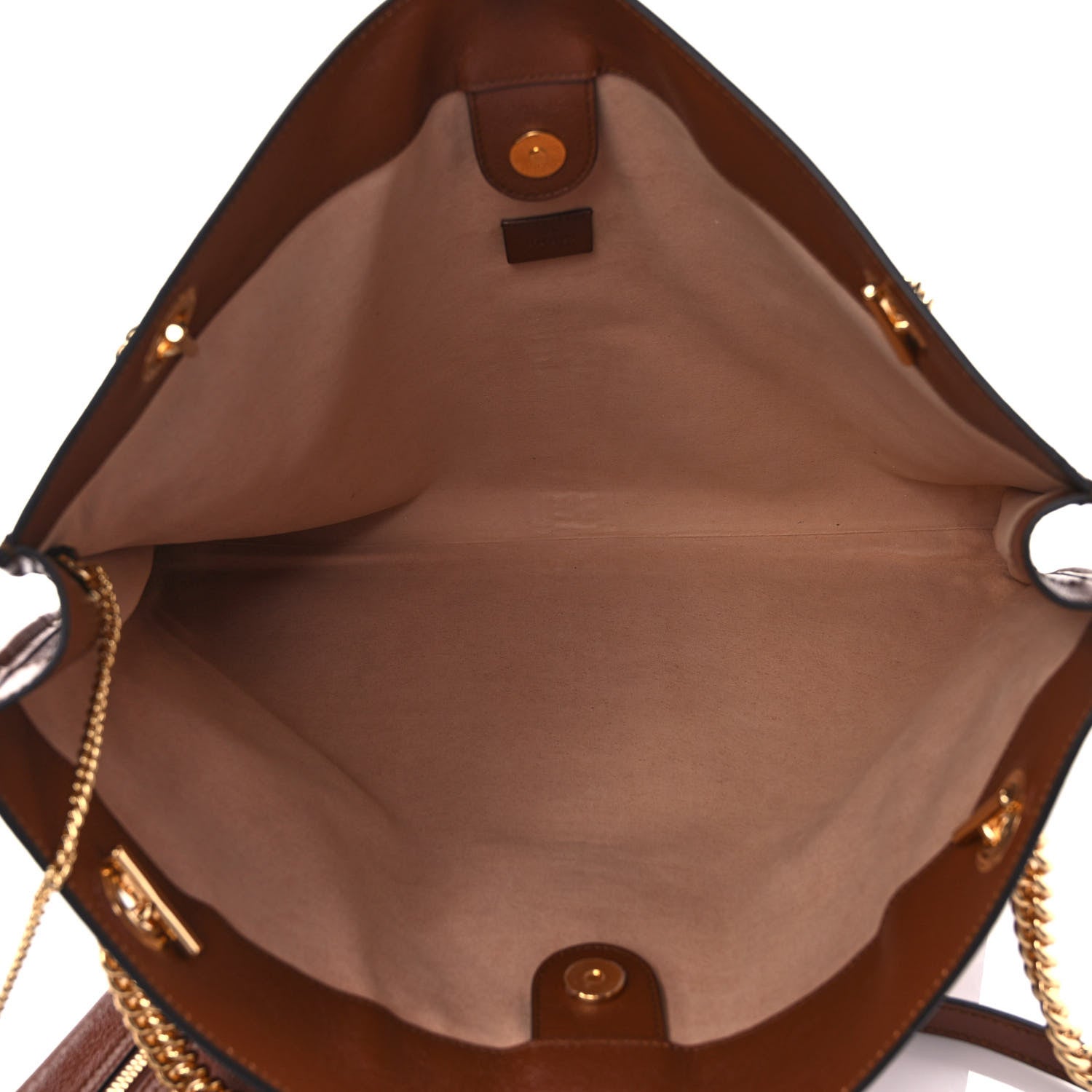 Gucci Calfskin Large Rajah Chain Tote Cuir 5 of 9