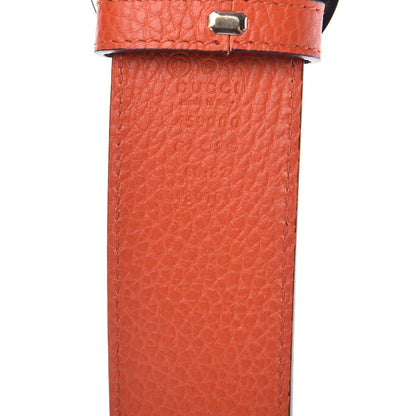 Gucci Calfskin 1973 Reversible Belt 80 32 Orange Black 8 of 8