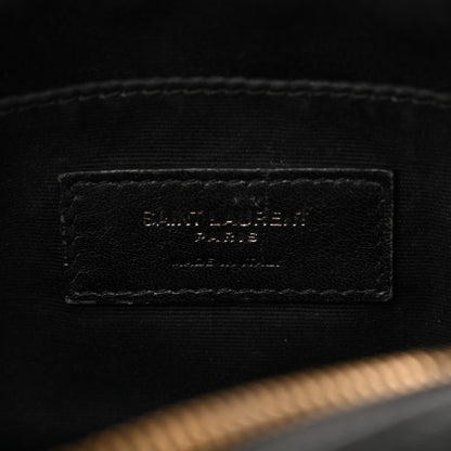 Saint Laurent Calfskin Matelasse Monogram Lou Belt Bag Black 6 of 9
