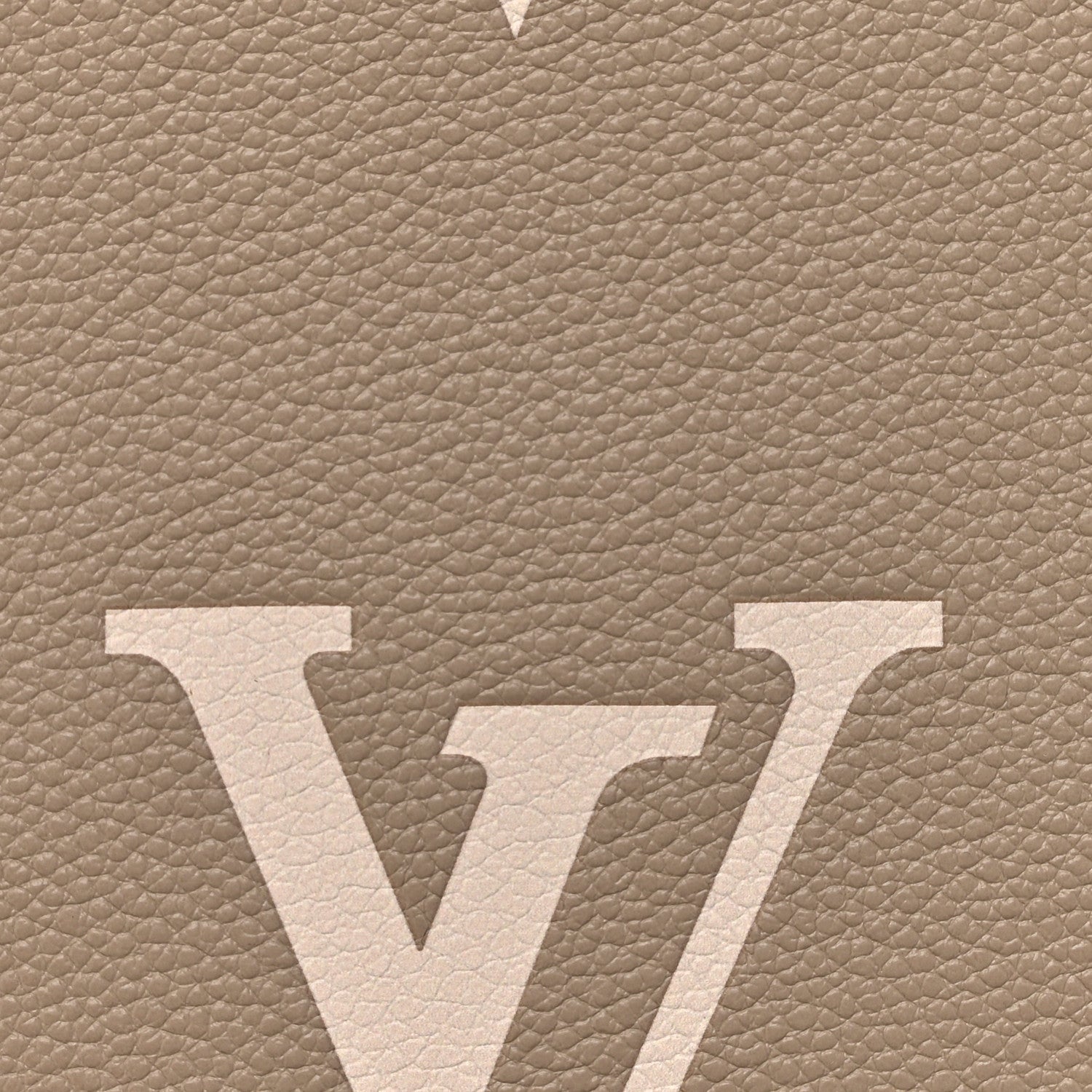 Louis Vuitton Empreinte Monogram Giant Onthego MM Tourterelle Creme 7 of 14