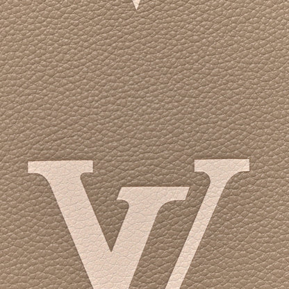 Louis Vuitton Empreinte Monogram Giant Onthego MM Tourterelle Creme 7 of 14