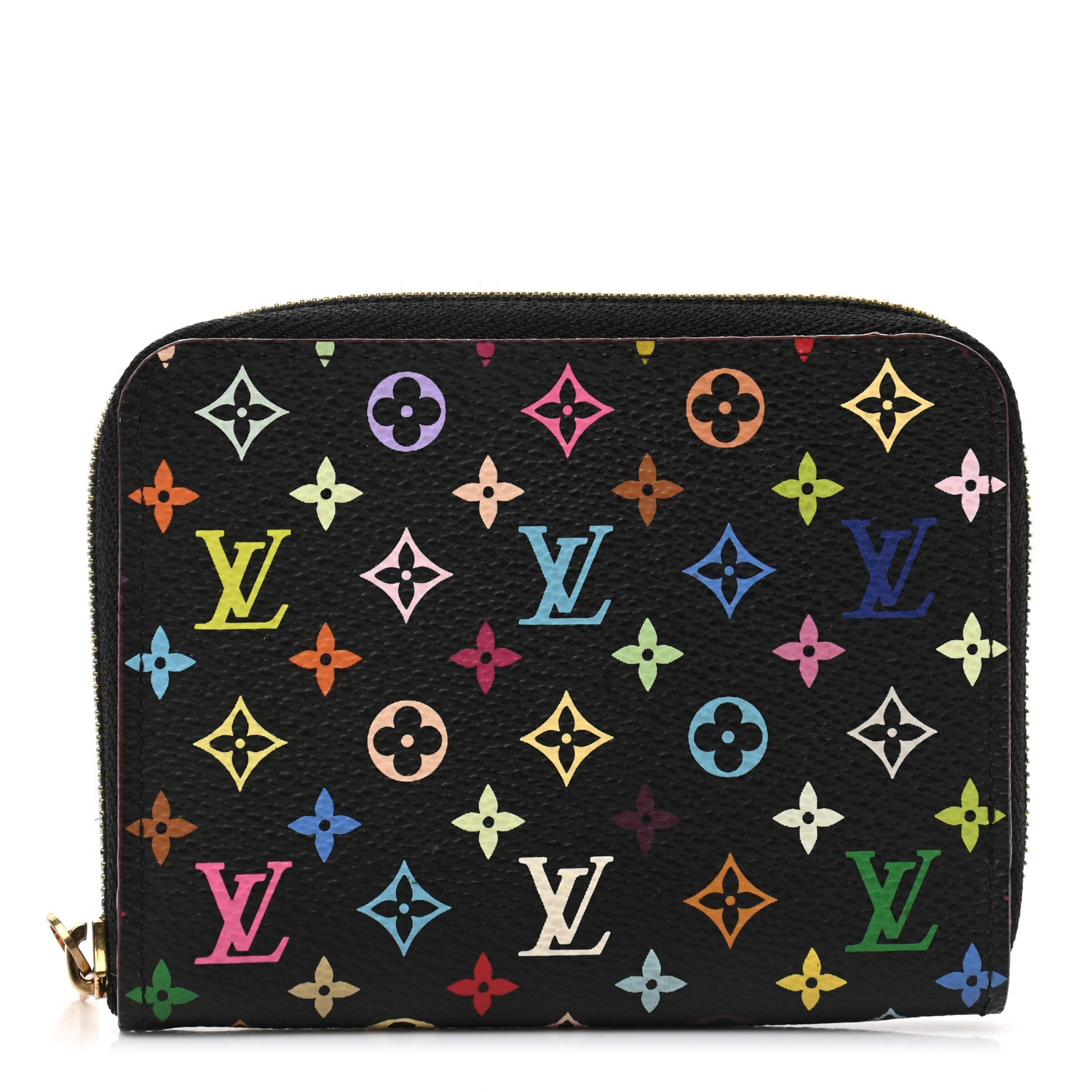 Louis Vuitton Monogram Multicolor Zippy Coin Purse Black 1 of 9