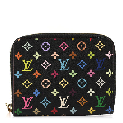 Louis Vuitton Monogram Multicolor Zippy Coin Purse Black 1 of 9