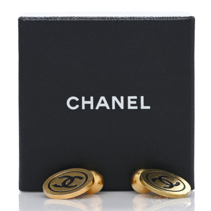 Chanel CC Cufflinks Gold 4 of 4