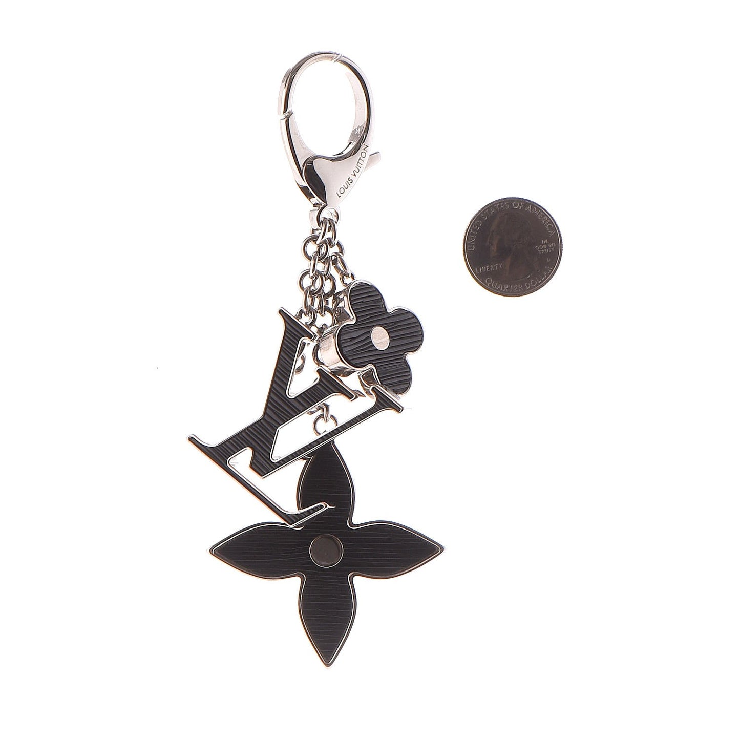 Fleur d'Epi Bag Charm Black