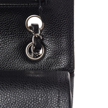Chanel Caviar Quilted Medium Double Flap Black 12 of 12