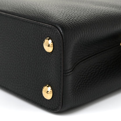 Louis Vuitton Taurillon Capucines BB Black 10 of 10