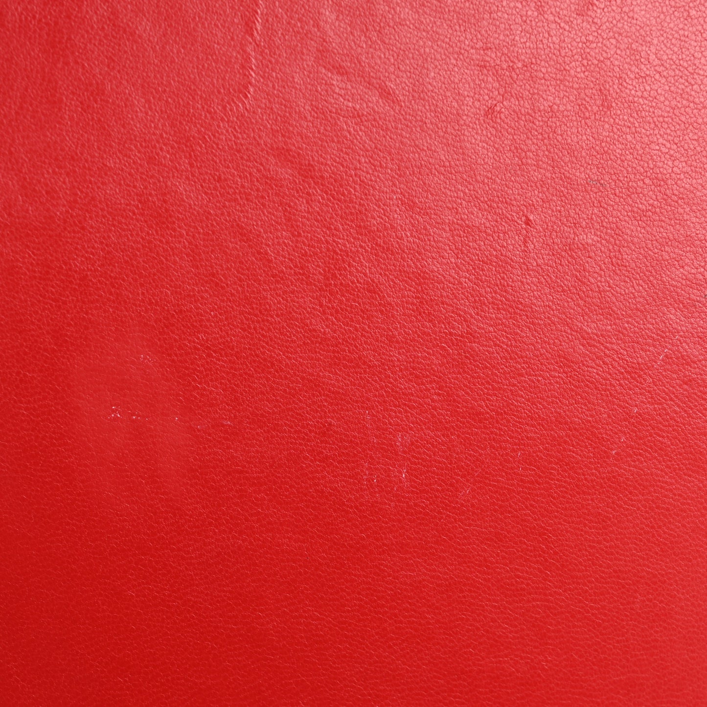 Lambskin Quilted Vanity Case Red