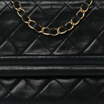 Chanel Lambskin Quilted Tassel Flap Black 8 of 13