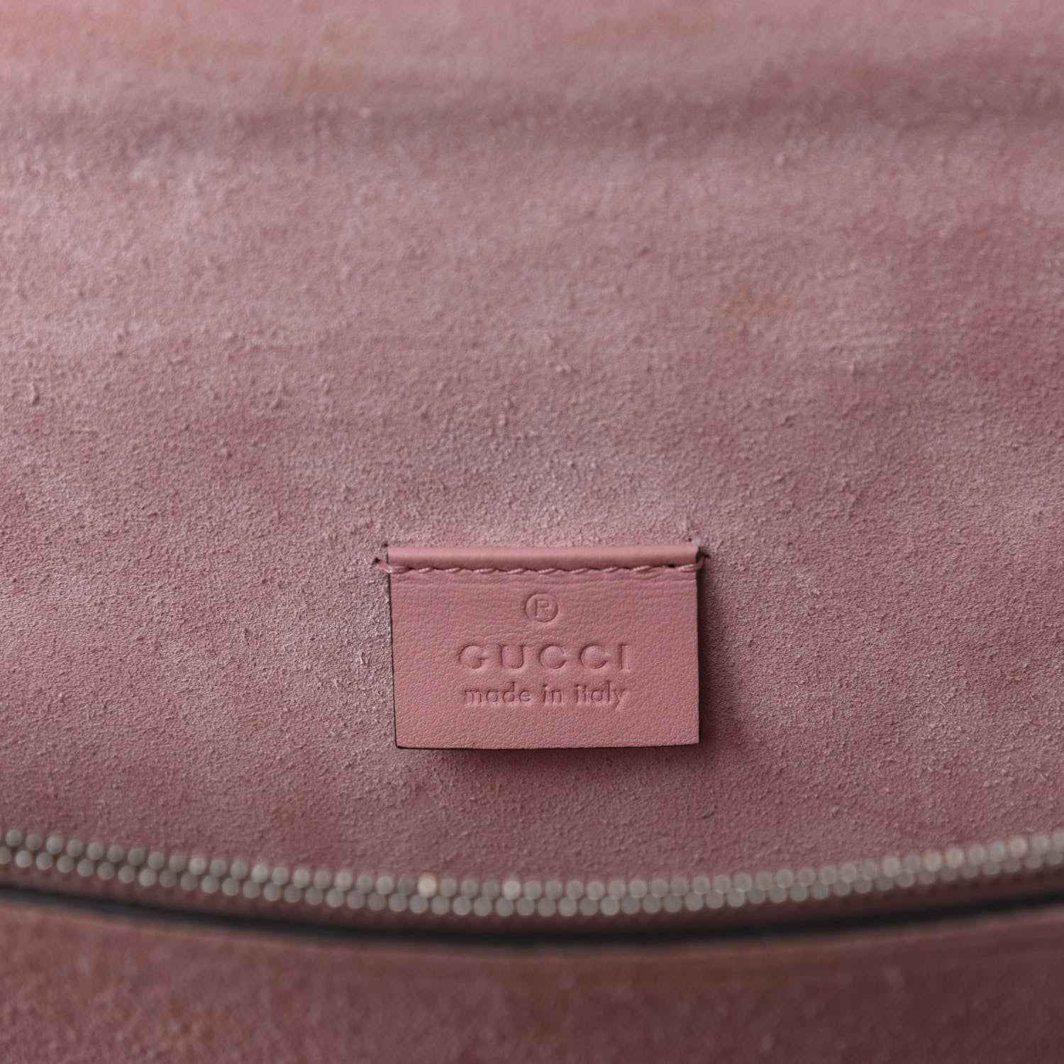 Gucci GG Supreme Monogram Suede Crystal Medium Dionysus Shoulder Bag Beige Ebony Light Peonia 14 of 16