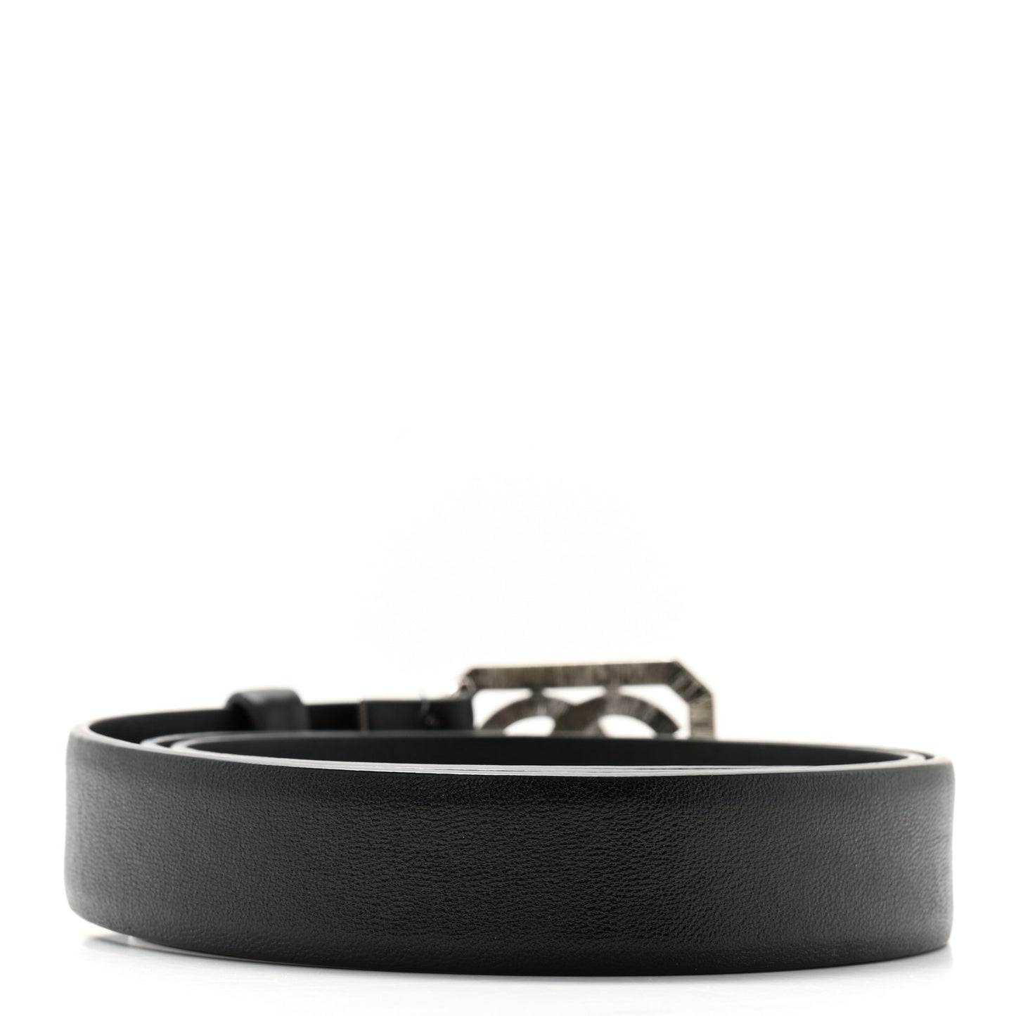 Calfskin Crystal CC Vendome Belt 85 34 Black