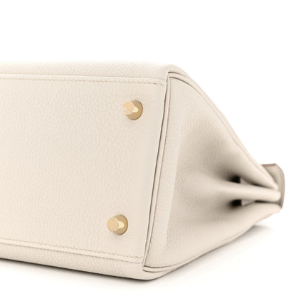 Hermes Togo Kelly Retourne 28 Beton 10 of 12