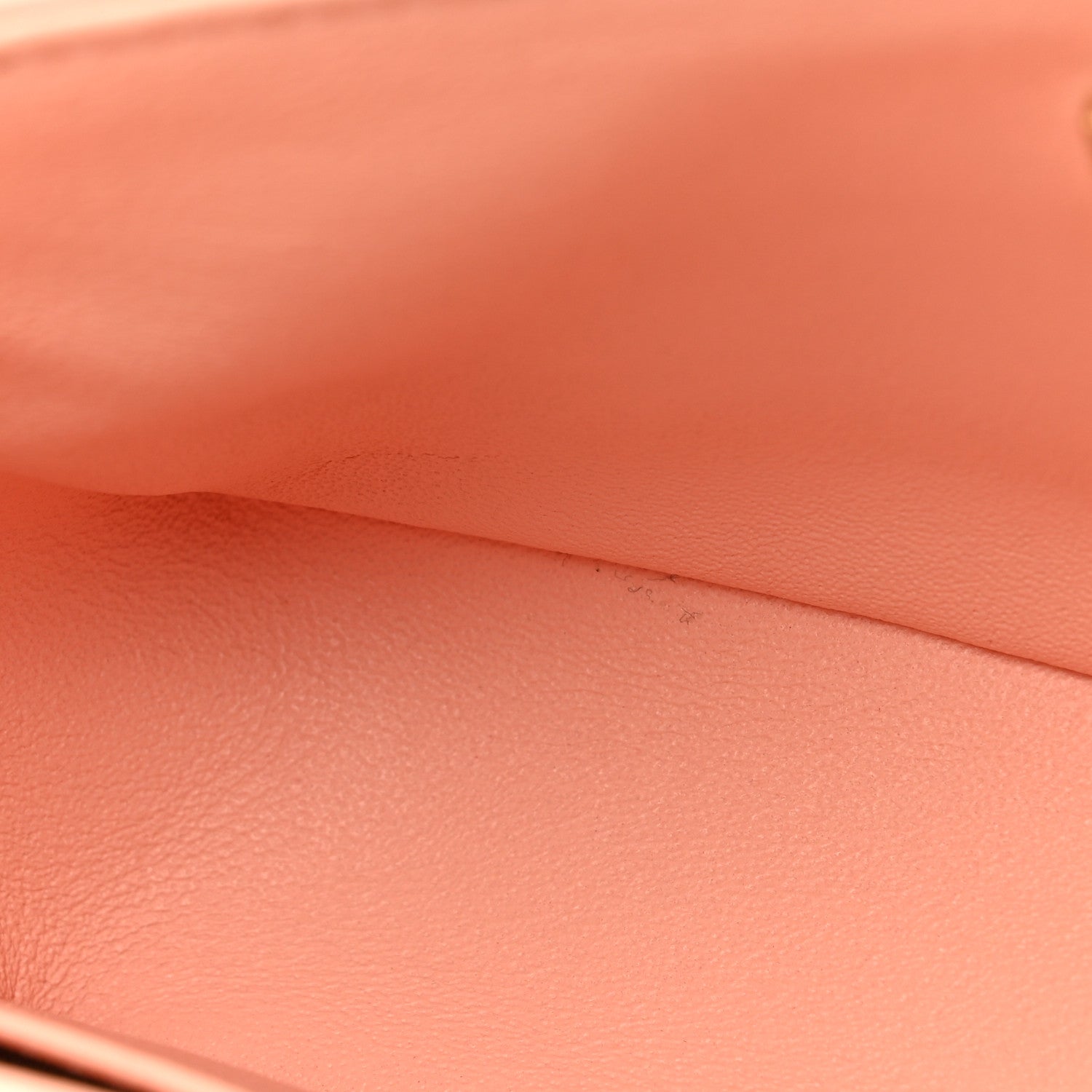 Chanel Lambskin Quilted Mini Rectangular Flap Light Orange 11 of 12